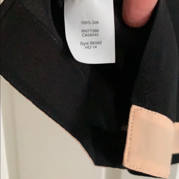 Silk black/cream camisole - Picture 4 of 6